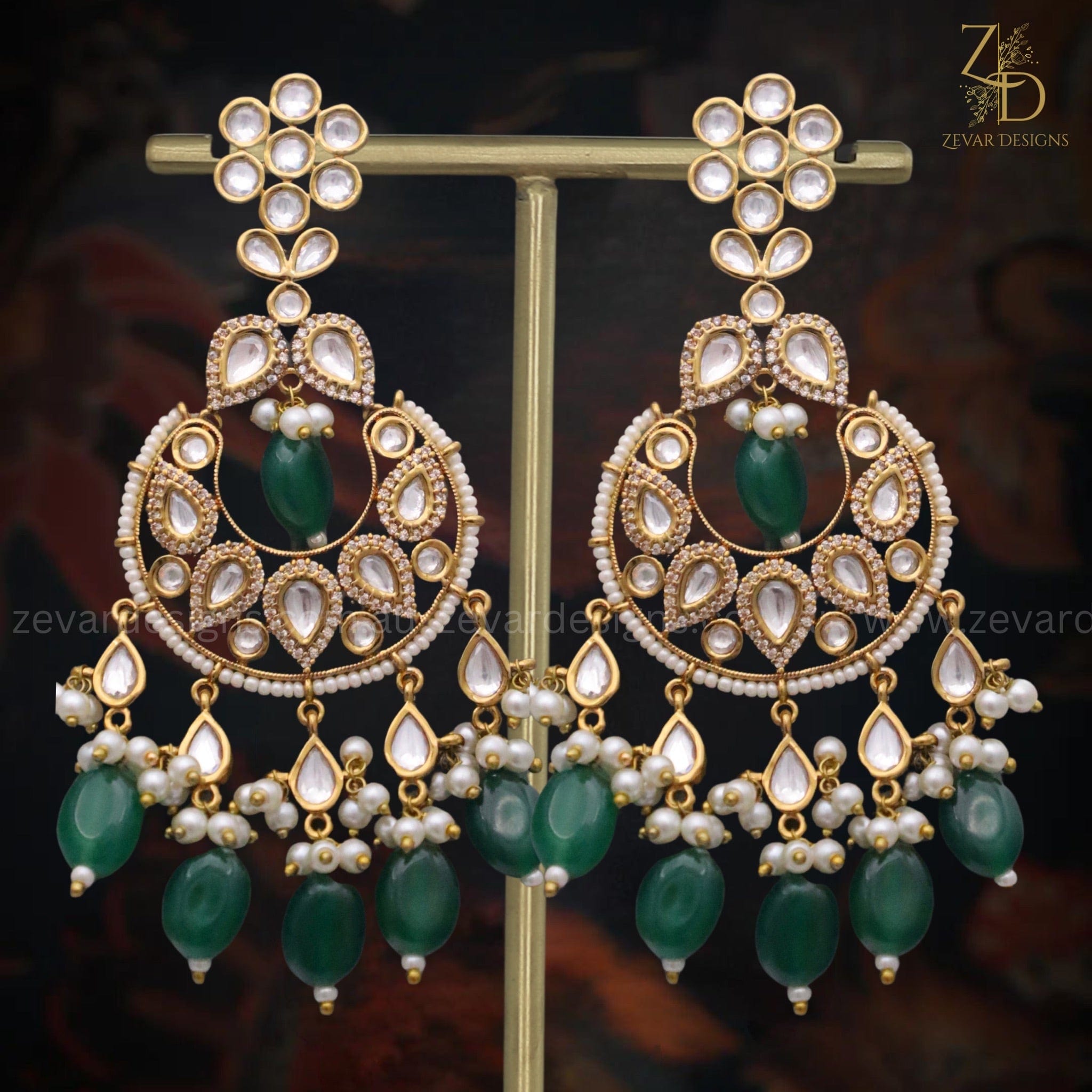 Green store set jewellery