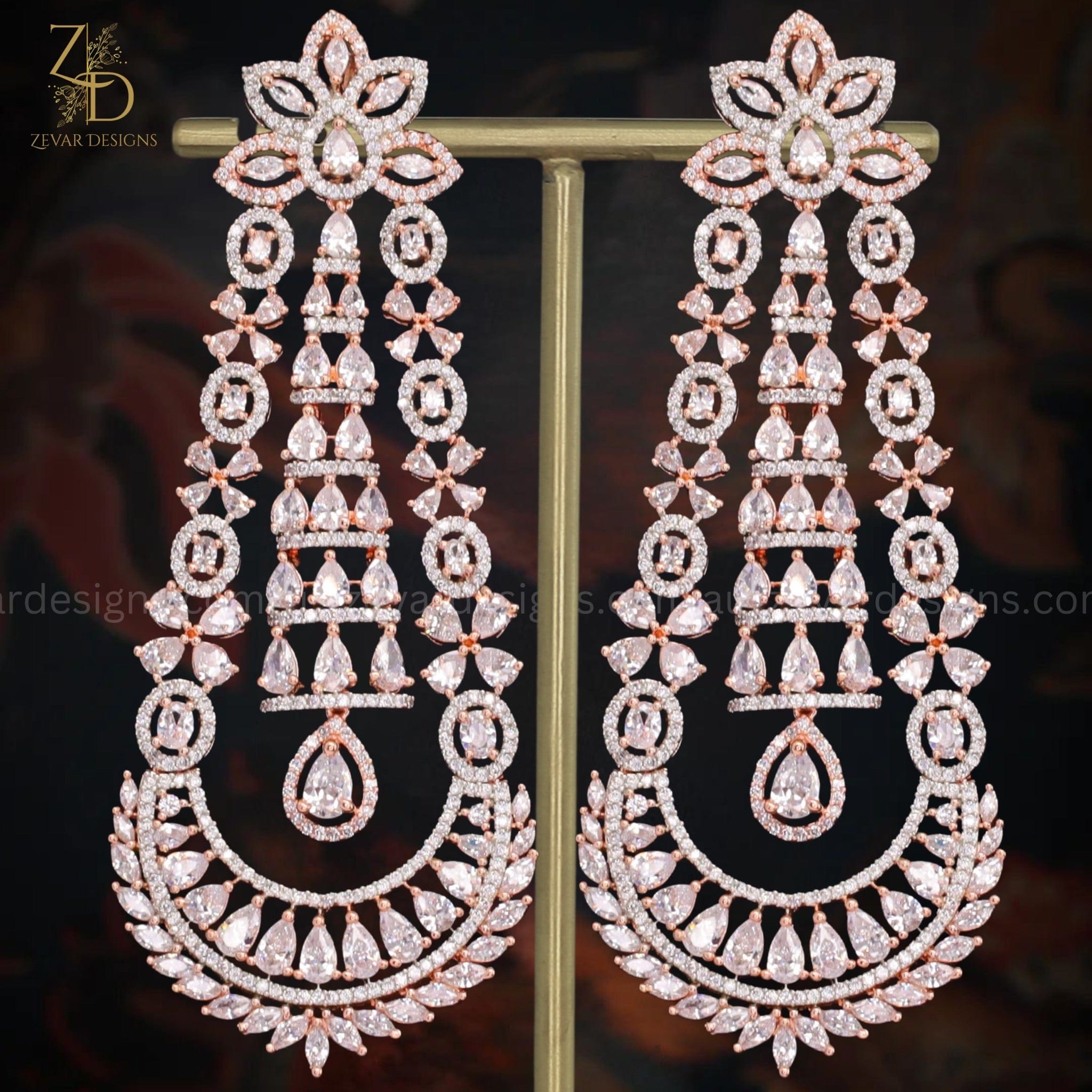 American hot sale diamond earrings